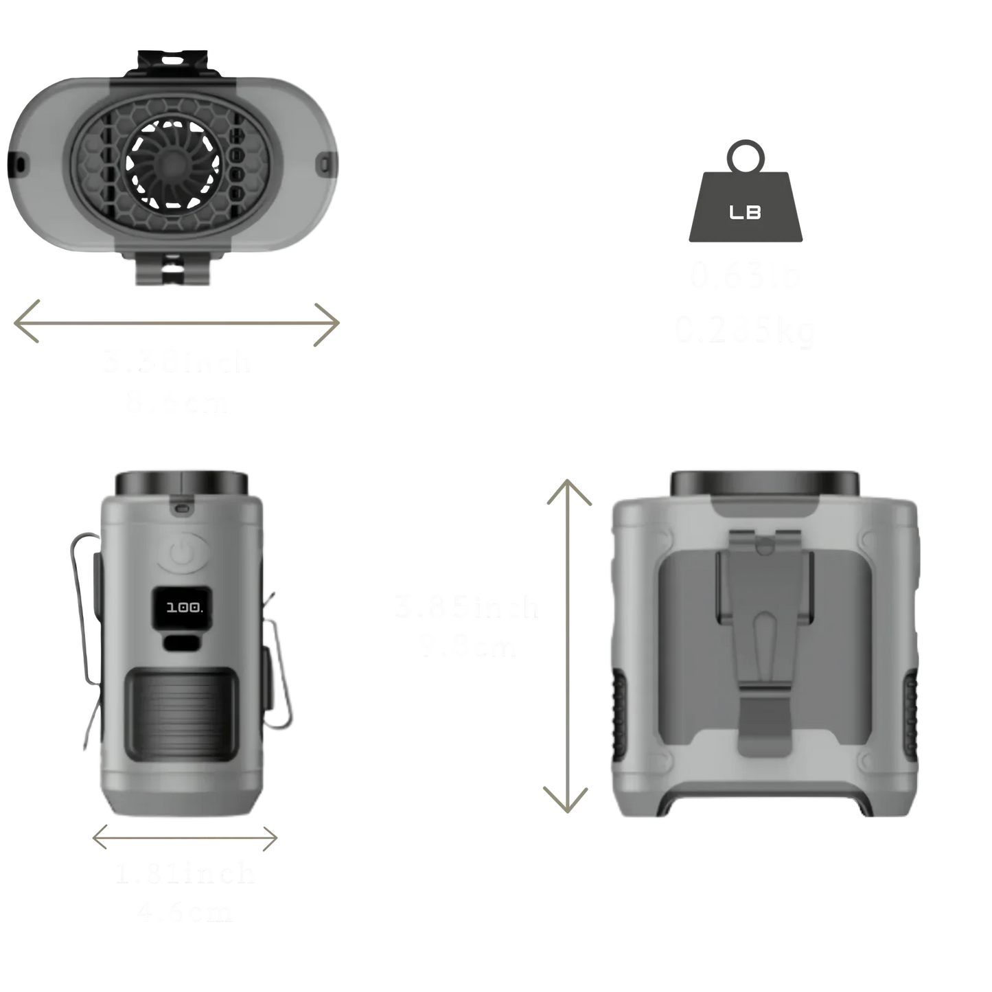 Ciuvera VeraGO – Turbo Waist Fan