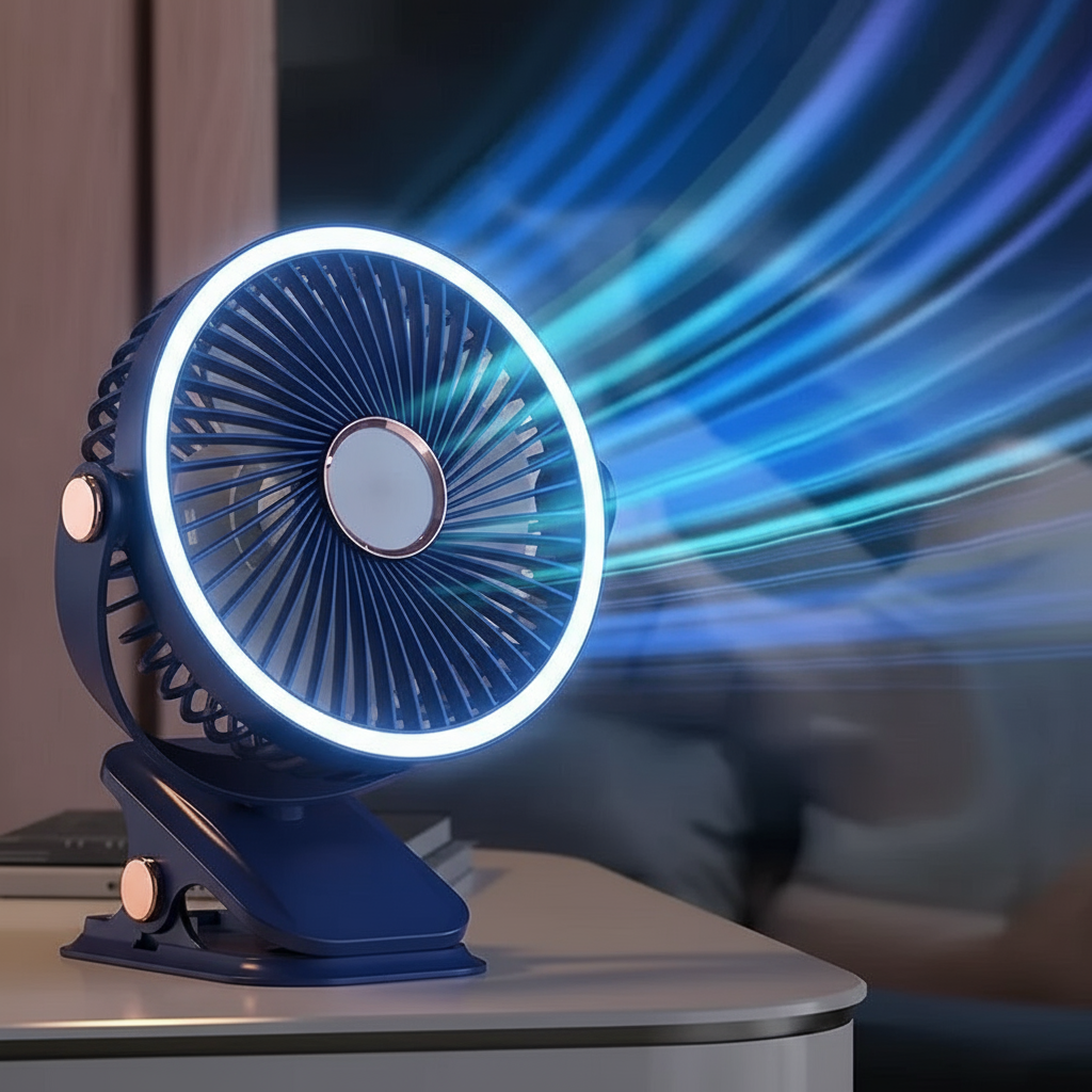 Mini Desk Clip-On Fan