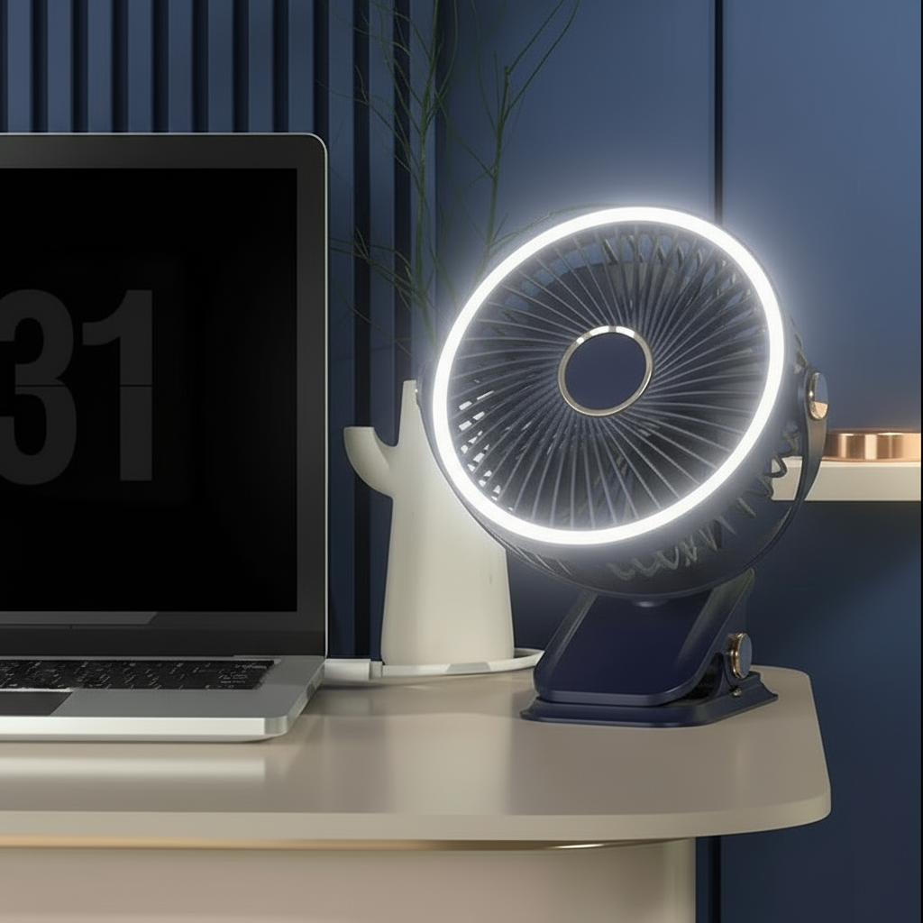 Mini Desk Clip-On Fan